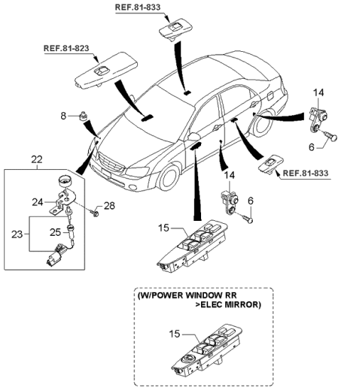 2006 Kia Spectra Switch Diagram 2