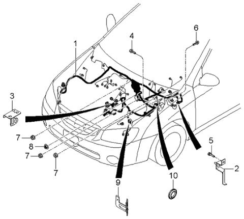 2005 Kia Spectra Control Wiring Diagram