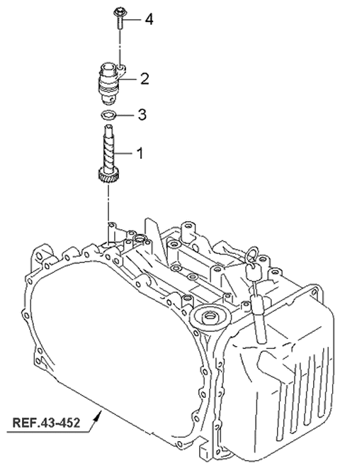 2004 Kia Spectra Speedometer Driven Gear Diagram