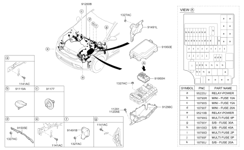 2019 Kia Niro Front Wiring Diagram