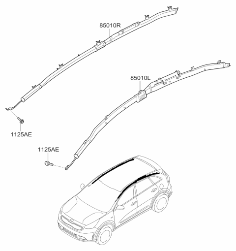 2017 Kia Niro Air Bag System Diagram 2