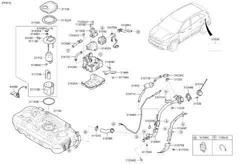 2017 Kia Niro Fuel System Diagram 2