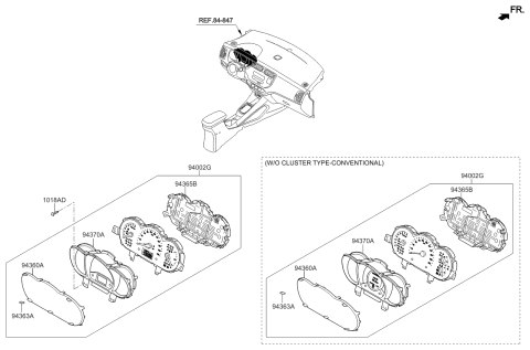 2017 Kia Rio Instrument Cluster Diagram