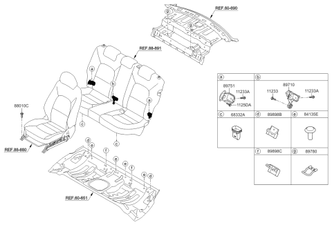 2017 Kia Rio Hardware-Seat Diagram