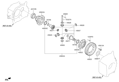 2016 Kia Rio Transaxle Gear-Auto Diagram 2