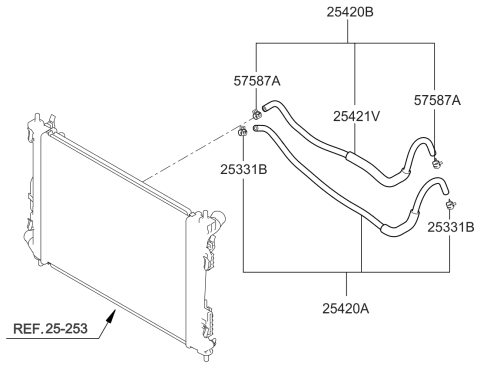 2017 Kia Rio Oil Cooling Diagram