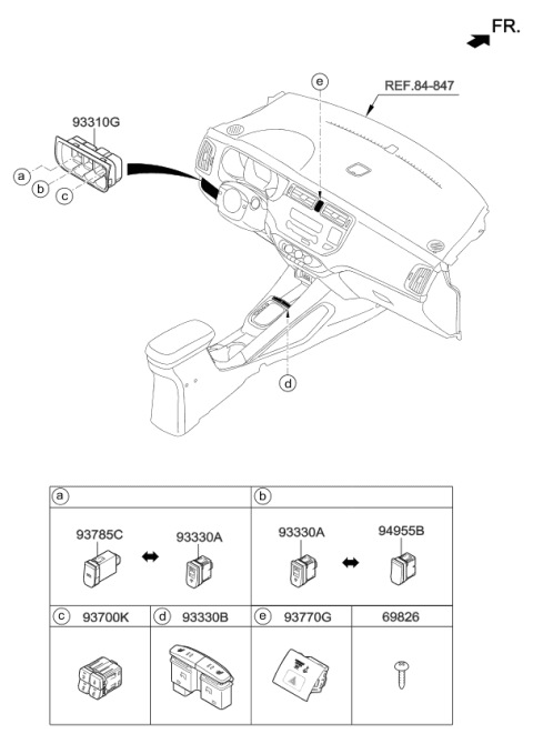 2016 Kia Rio Switch Diagram 1