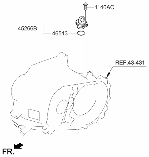 2017 Kia Rio Speedometer Driven Gear Diagram