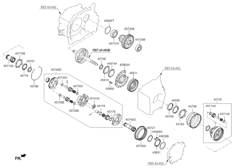 2017 Kia Rio Transaxle Gear-Auto Diagram 1