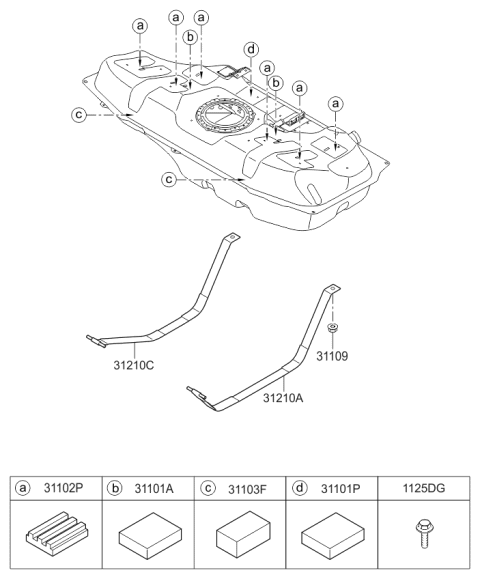 2016 Kia Rio Fuel System Diagram 2