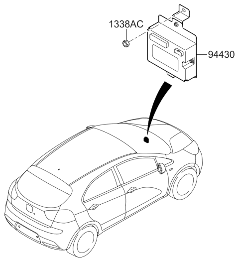 2016 Kia Rio Transmission Control Unit Diagram