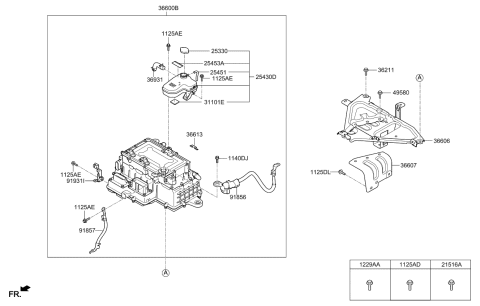 2020 Kia Optima Hybrid Electronic Control Diagram 1