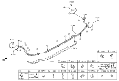 2019 Kia Optima Hybrid Fuel Line Diagram