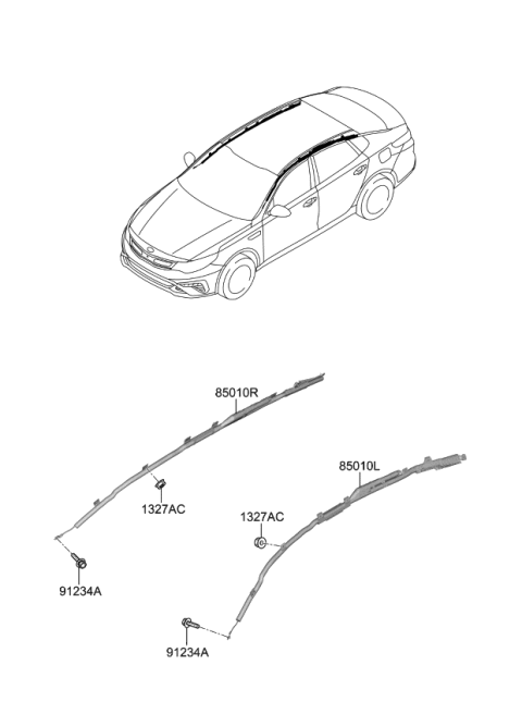 2019 Kia Optima Hybrid Air Bag System Diagram 2