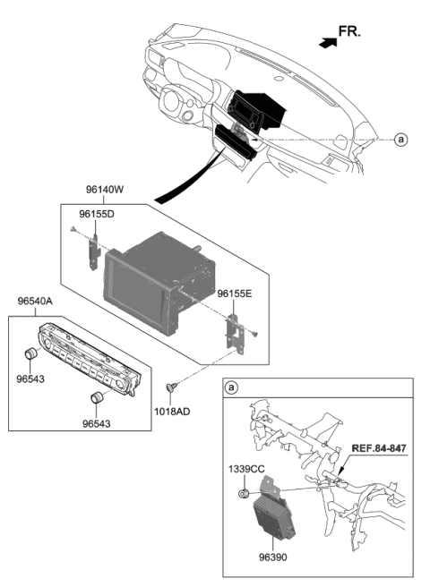 2020 Kia Optima Hybrid Audio Diagram