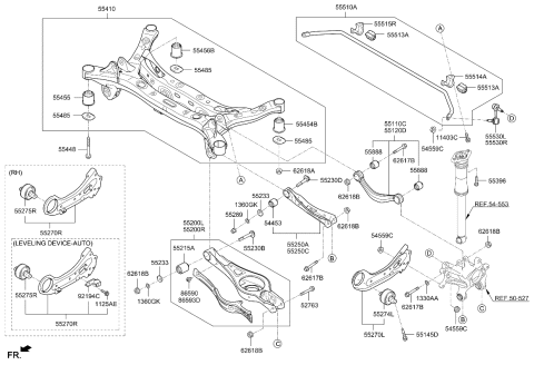2020 Kia Optima Hybrid Rear Suspension Control Arm Diagram