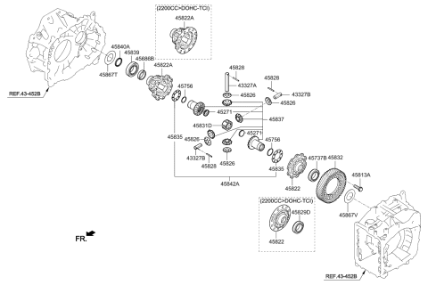 2020 Kia Sorento Transaxle Gear-Auto Diagram 8