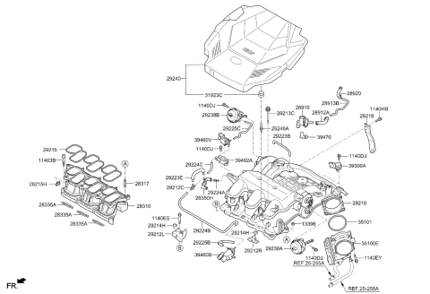 2020 Kia Sorento Intake Manifold Diagram 2