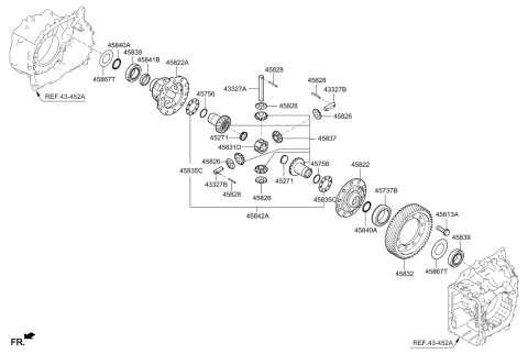 2020 Kia Sorento Transaxle Gear-Auto Diagram 7