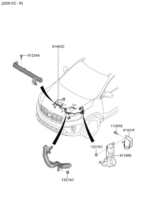 2020 Kia Sorento Control Wiring Diagram 3