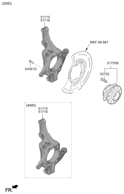 2020 Kia Sorento Front Axle Diagram