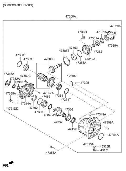 2020 Kia Sorento Spacer Diagram for 4738639129