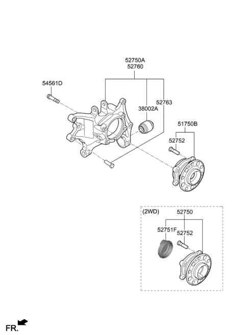 2019 Kia Sorento Rear Axle Diagram