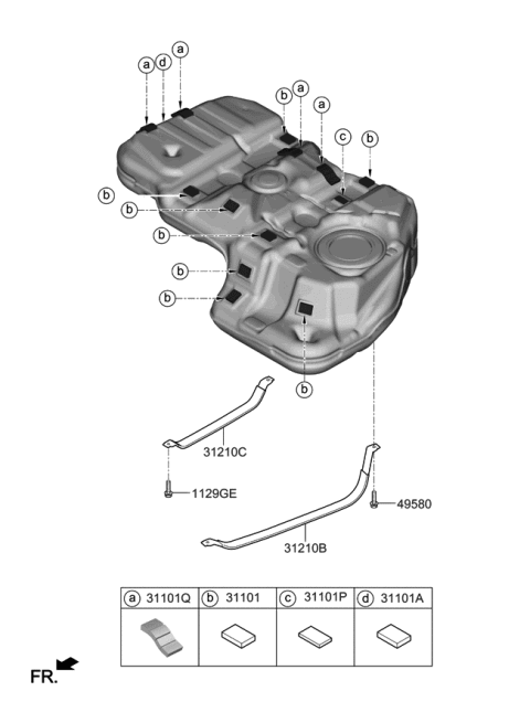 2020 Kia Sorento Fuel System Diagram 2