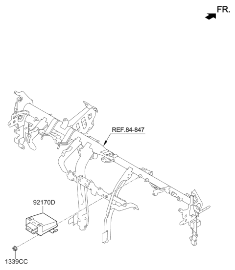 2019 Kia Sorento Ecu Assembly-Afls Diagram for 92170C6500