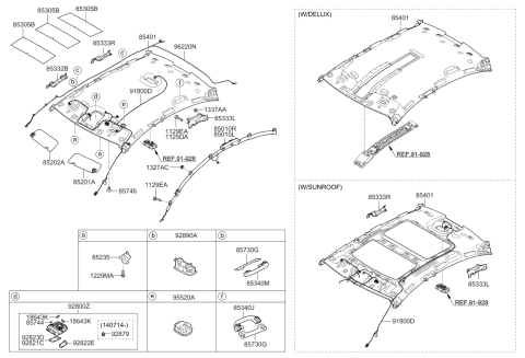 2016 Kia Cadenza Grommet Assembly-Screw Diagram for 857442T000