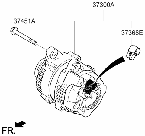 2014 Kia Cadenza Alternator Diagram