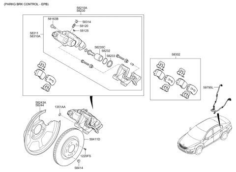 2013 Kia Cadenza Rear Axle Diagram 2