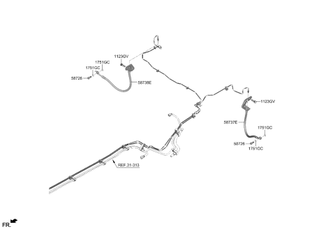 2024 Kia Sportage Brake Fluid Line Diagram 2