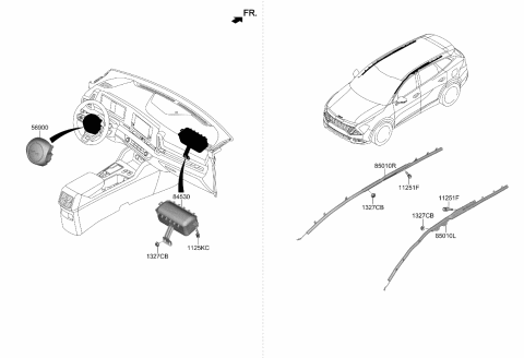 2023 Kia Sportage Air Bag System Diagram