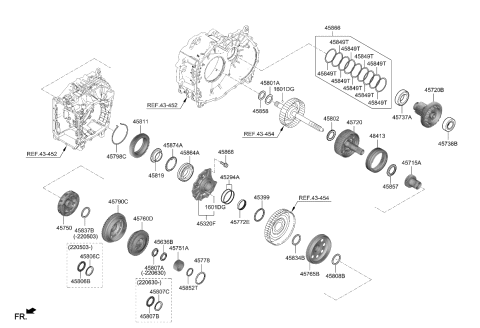 2023 Kia Sportage Transaxle Gear-Auto Diagram 1