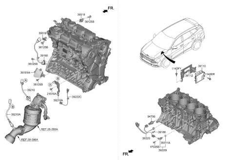 2023 Kia Sportage Electronic Control Diagram