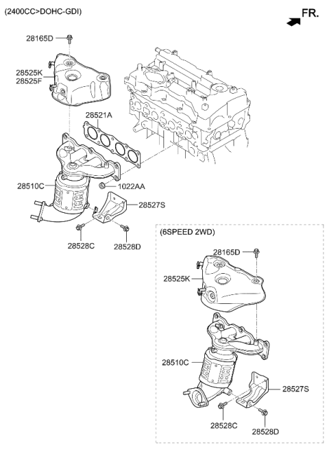 2017 Kia Sorento Exhaust Manifold Diagram 5