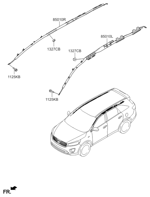 2016 Kia Sorento Air Bag System Diagram 2