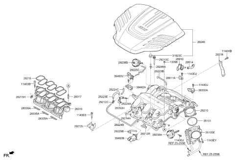 2015 Kia Sorento Intake Manifold Diagram 1