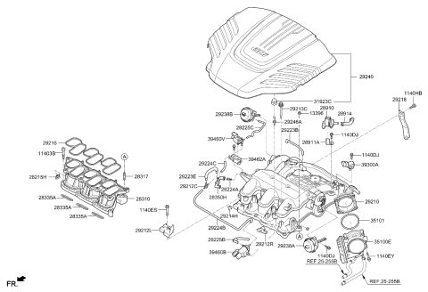 2018 Kia Sorento Intake Manifold Diagram 1