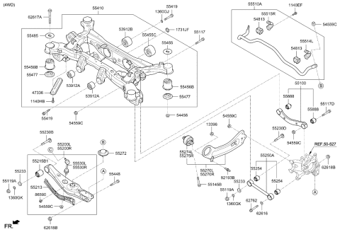 2018 Kia Sorento Ball-Joint Diagram for 921942P000