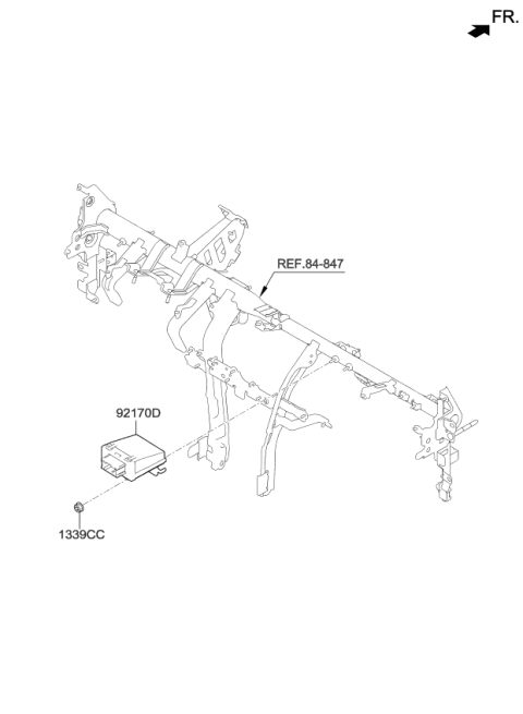 2017 Kia Sorento Ecu Assembly-Afls Diagram for 92170C6000