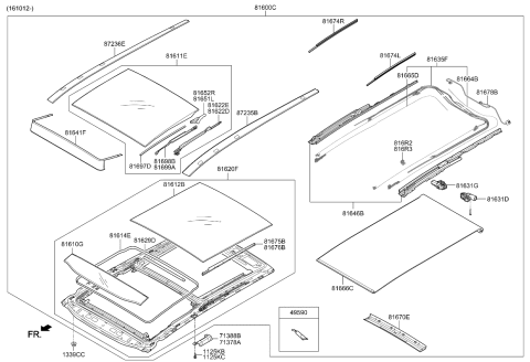 2015 Kia Sorento Sunroof Diagram 2