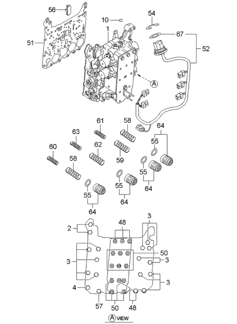 2005 Kia Sedona Control Valve Diagram 1