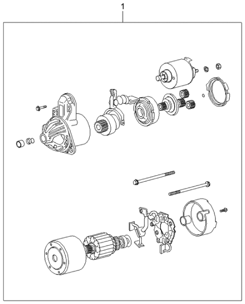 2003 Kia Sedona Starter Diagram