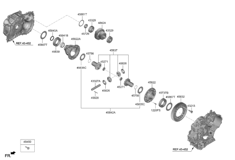 2024 Kia Seltos Spacer Diagram for 458353B665