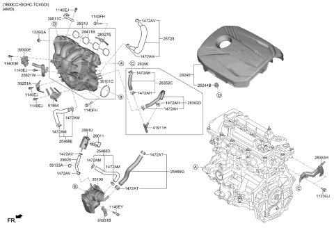 2021 Kia Seltos Intake Manifold Diagram 1