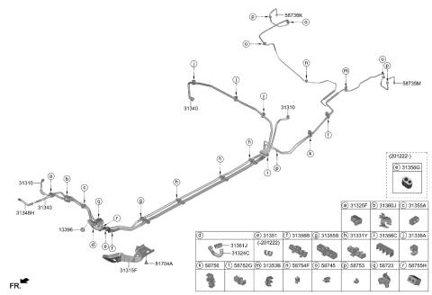 2024 Kia Seltos Fuel Line Diagram 1