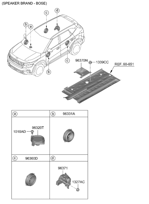 2024 Kia Seltos Speaker Diagram 2