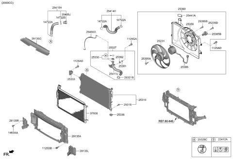 2022 Kia Seltos Cap-Radiator RESERVO Diagram for 25441M0000